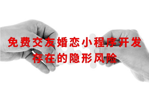 免費交友婚戀小程序開發(fā)存在的隱形風險(圖1)